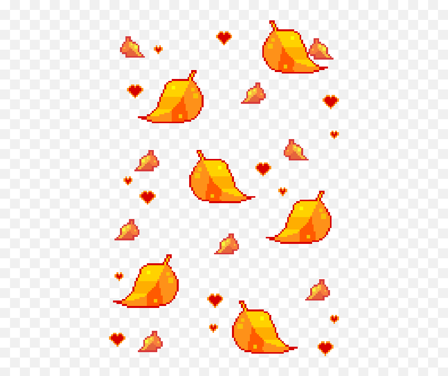 Top Falling Leaves Gif Stickers For - Falling Leaves Pixel Art Emoji,Fall Leaf Emoji
