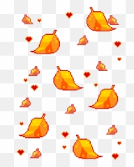 Top Falling Leaves Gif Stickers For - Falling Leaves Pixel Art Emoji,Fall Leaf Emoji