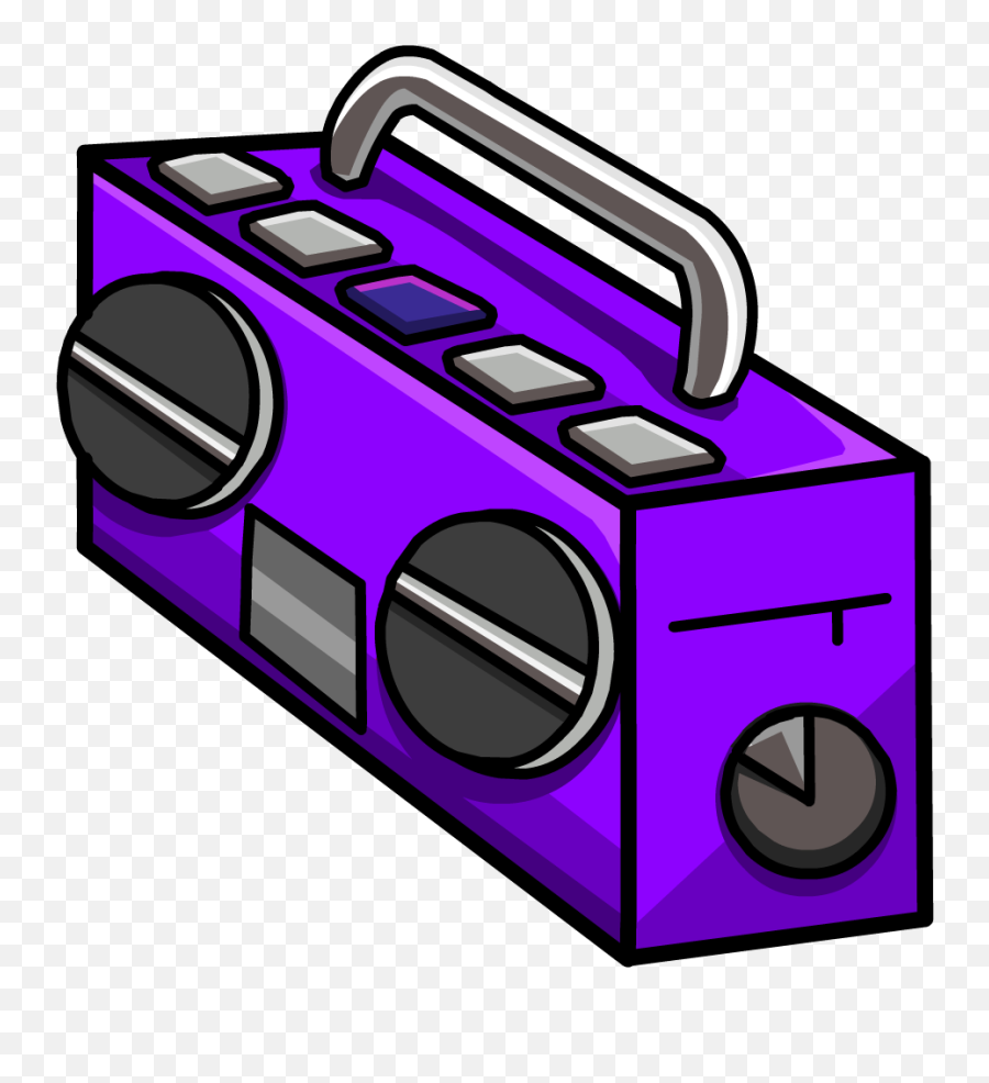 Purple Boom Box Club Penguin Wiki Fandom Emoji,Boom Emojis