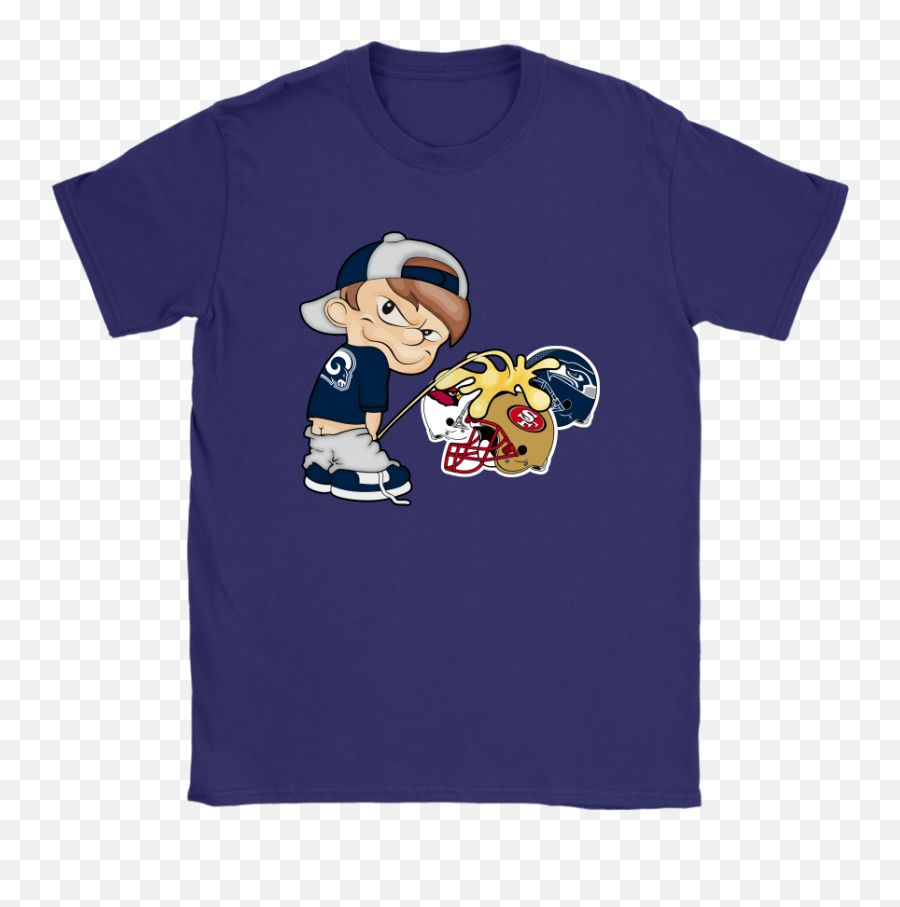 The Los Angeles Rams We Piss On Other - Tennessee Titans T Shirt Emoji,Peeing Emoji