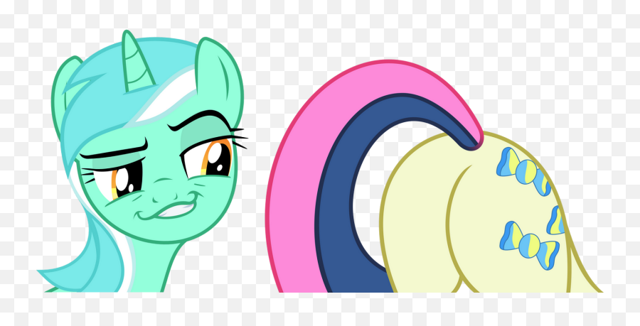 Bon Bon Bon Butt Lesbian Lyra Heartstrings Lyrabon Emoji,Diamond Tiara Emoticon