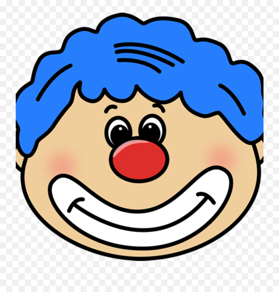Face Clipart Circus Clown Face Clip Art Circus Clown Emoji,Clown Emoticon Image