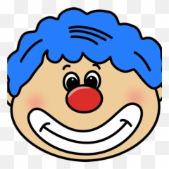 Face Clipart Circus Clown Face Clip Art Circus Clown Emoji,Clown Emoticon Image