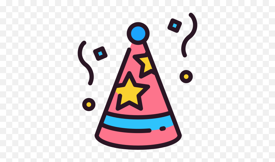 Party Hat - Free Birthday And Party Icons Emoji,Emoji Of People Partying