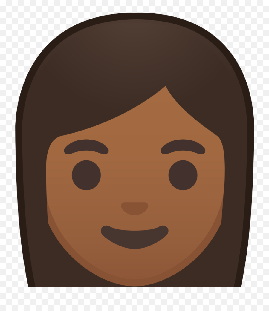 Woman Medium Dark Skin Tone Icon Noto Emoji People Faces - Emoji People Faces,Female Emoji Faces