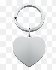 Engraved Heart Keyring - Solid Emoji,Emoji Keyrings