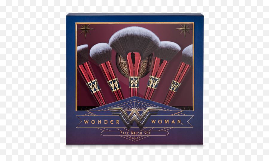 Wonder Woman Makeup Brushes - Brochas De Wonder Woman Emoji,Simone Biles Emoji