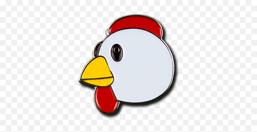 Chicken Emoji Pin - Dot,Chicken Emoji