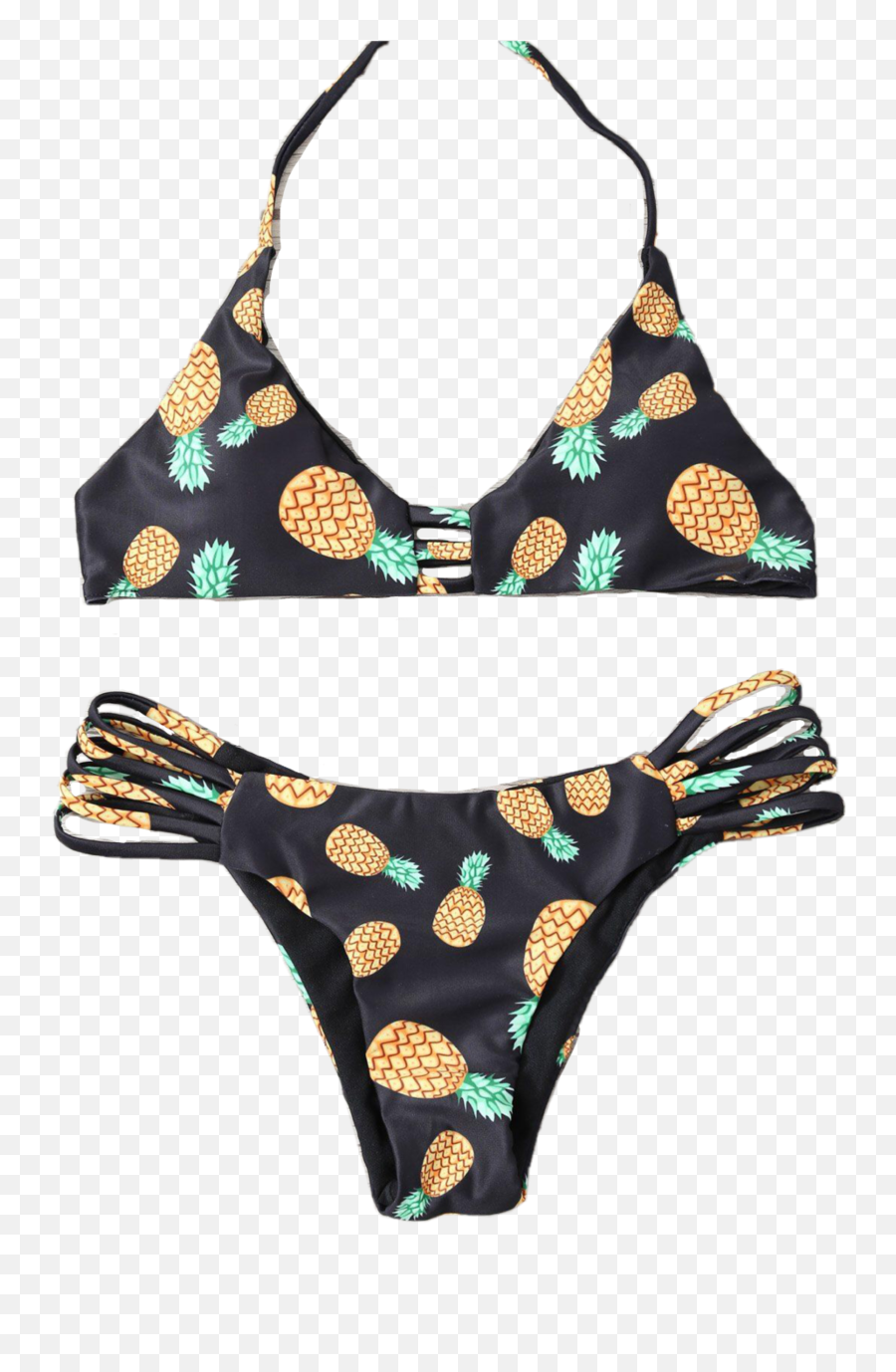 Bathing Suit Swim Swimsuit Sticker - Pineapple Bathing Suit Emoji,Emoji Swimming Suits