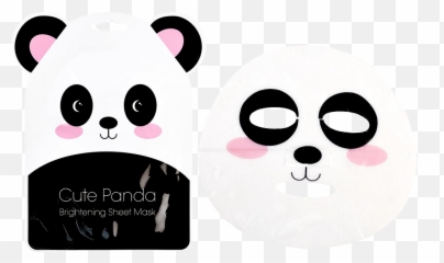 Panda Calming Sheet Mask - Korean Cute Sheet Mask Emoji,Emotion Lab Masquera