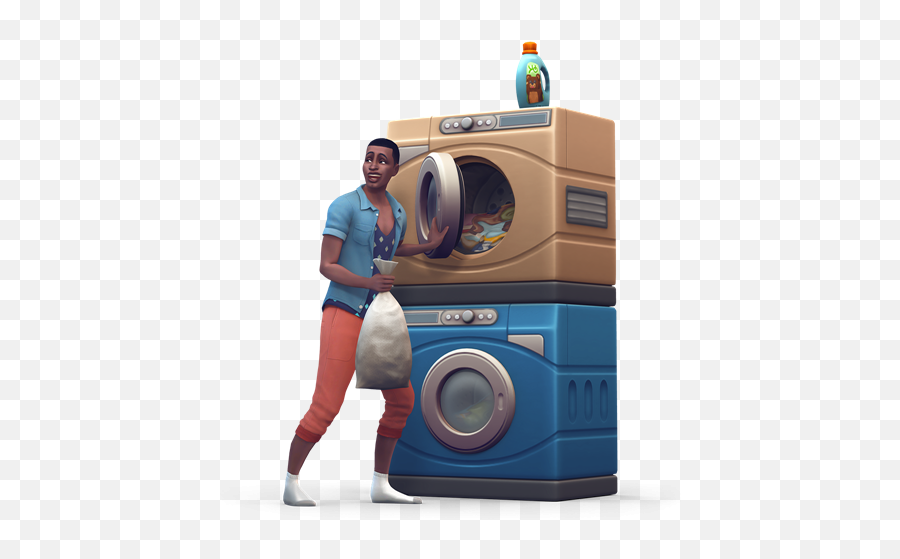 The - Sims 4 Laundry Day Render Emoji,Flame Emoticon Sims 4 Get To Work