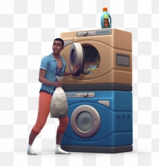 The - Sims 4 Laundry Day Render Emoji,Flame Emoticon Sims 4 Get To Work