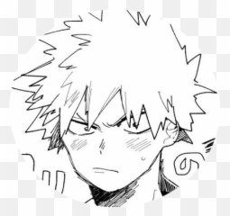 Bakugou Bnha - Bakugou Line Art Emoji,How To Make The Emoticons That X Make In Dice Manga