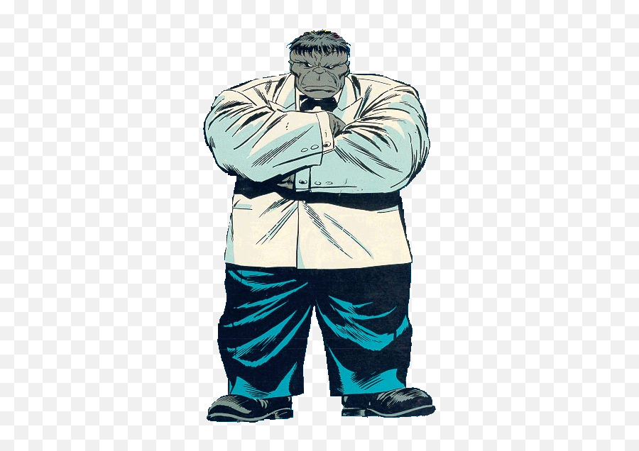 The Incredible Hulk Grey Hulk Aka Joe Fixit - Wolverine John Buscema Emoji,Different Emotions In Bruce Banner