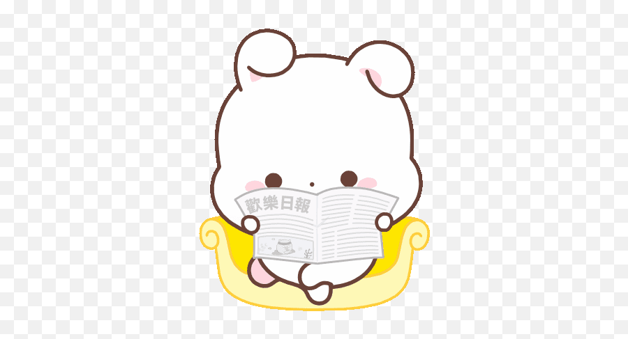 Pin On Line Bunny - Happy Bunny 7 Pop Up Stickers Gif Emoji,Fat Pig Emoticon Gif