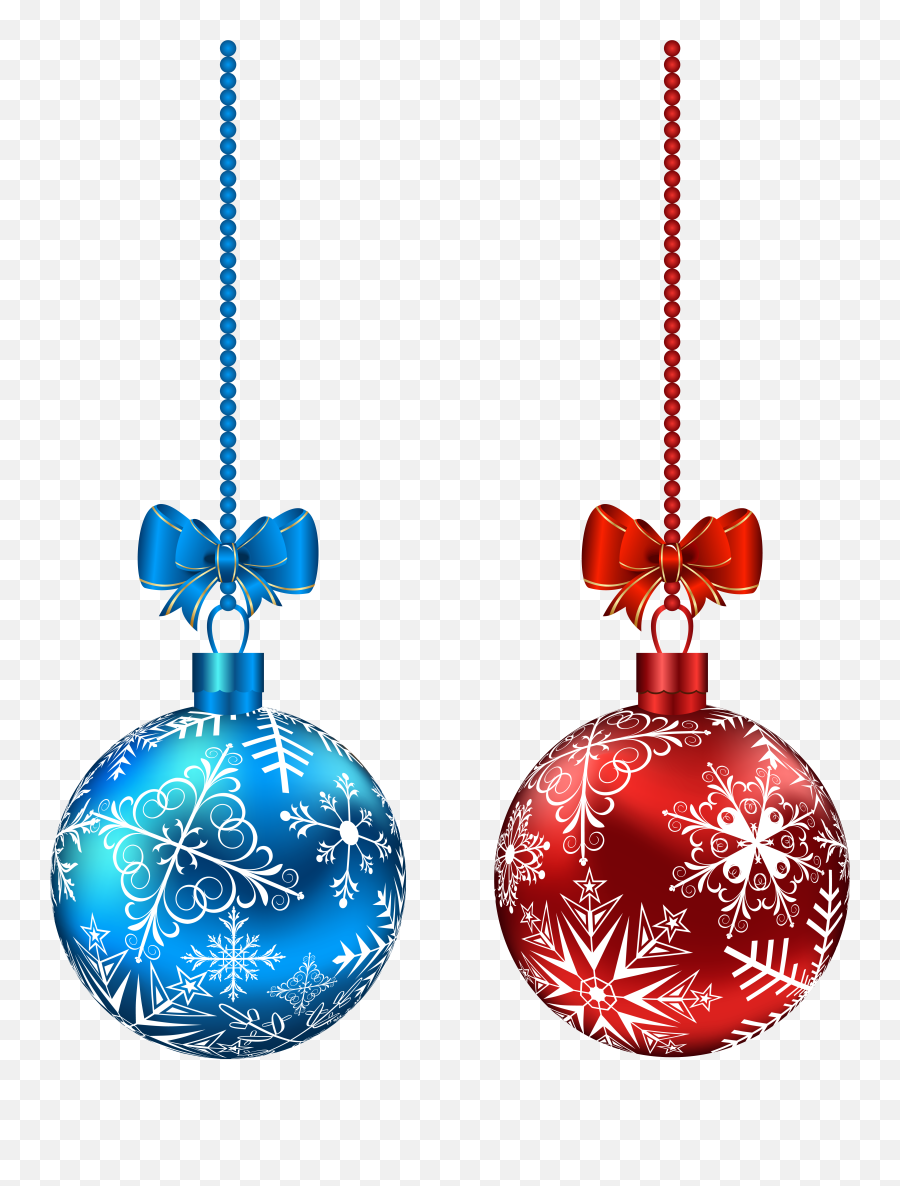 Clipart Ball Ornament Clipart Ball - Christmas Ball Red Blue Emoji,Blue Christmas Balls Emojis