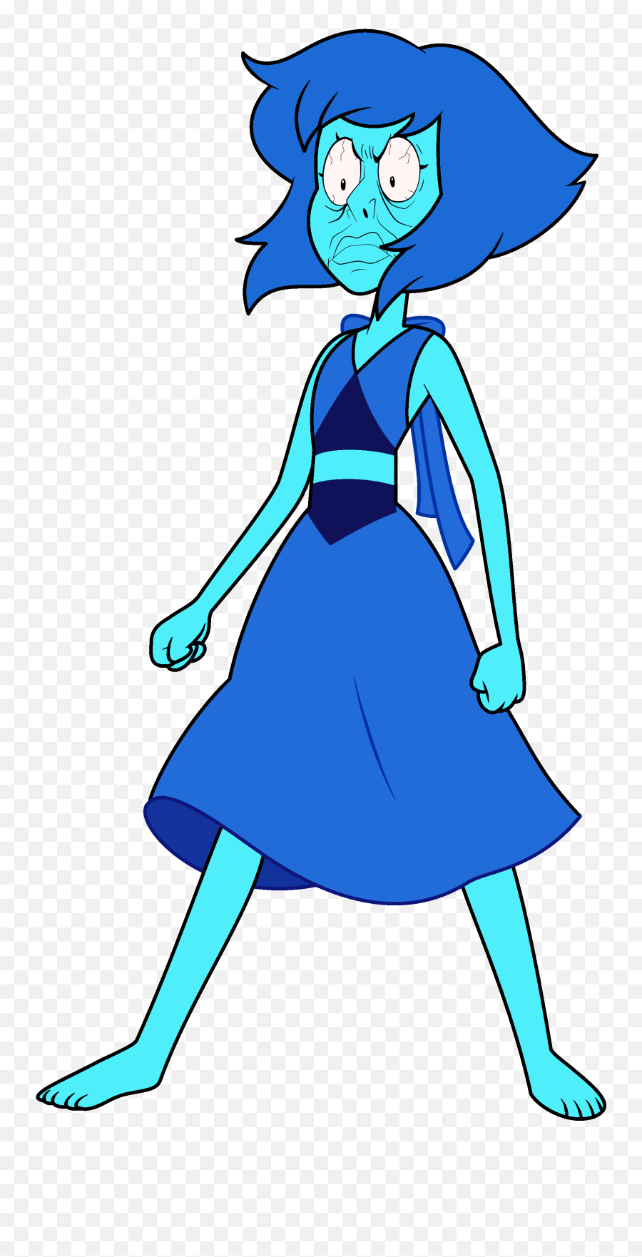 Angry Lapis - Steven Universe Lapis Png Emoji,Universe Emoji