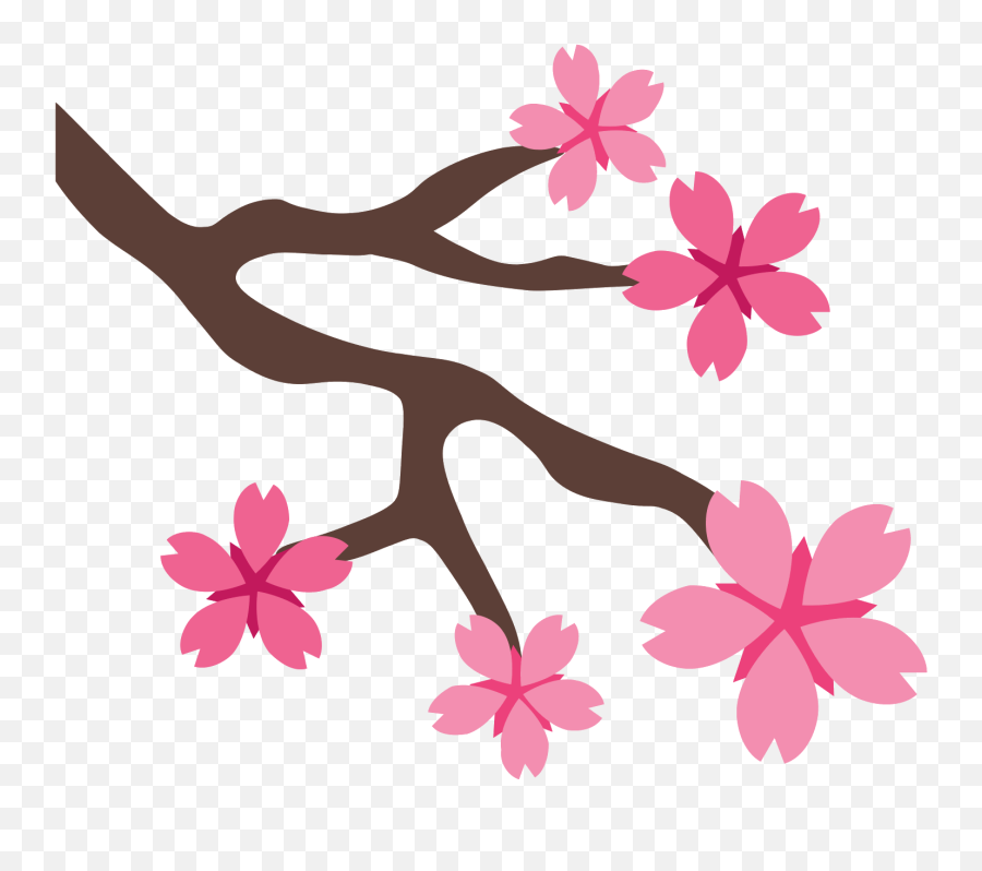 Flor Sakura Png 2 Png Image - Flor De Cerejeira Png Emoji,Emoji Florzinha