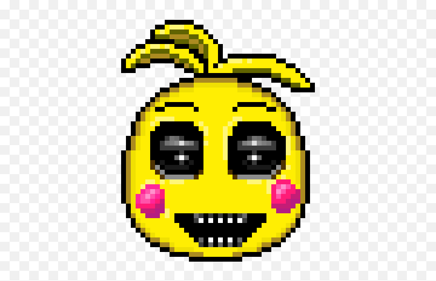 I Cant Believe Toy Freddy Wanted To - Fnaf Pixel Art Toy Chica Emoji,I Can't Believe It Emoticon