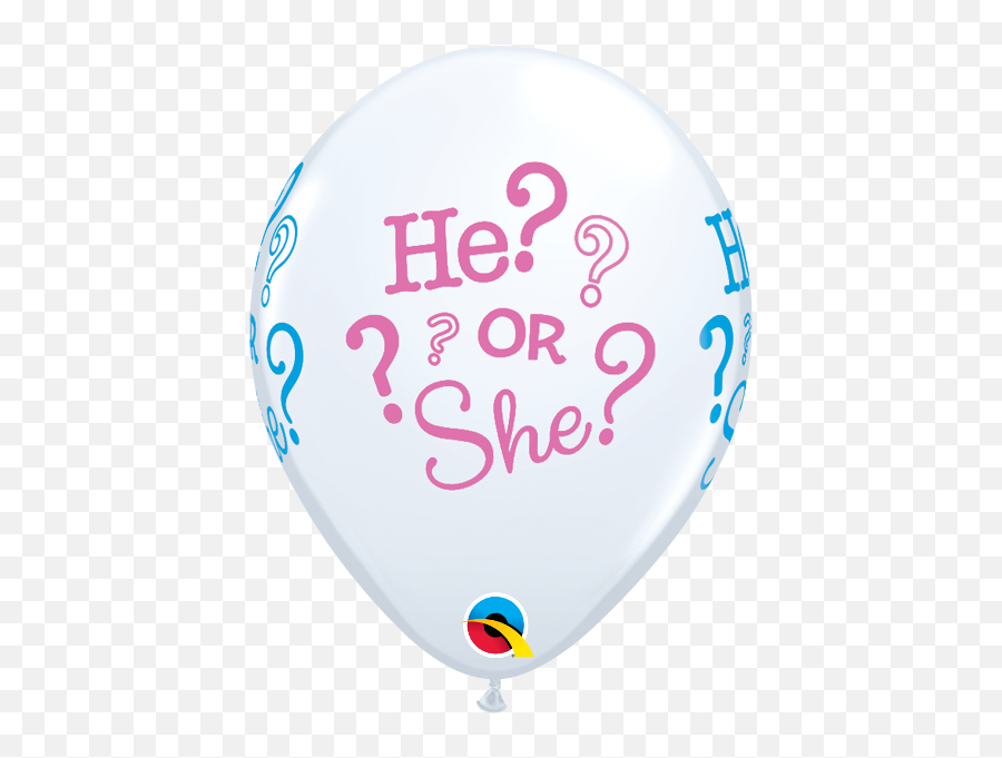 Baby He Or She Balloons - Balao He Or She Emoji,Balloon Column Emoji
