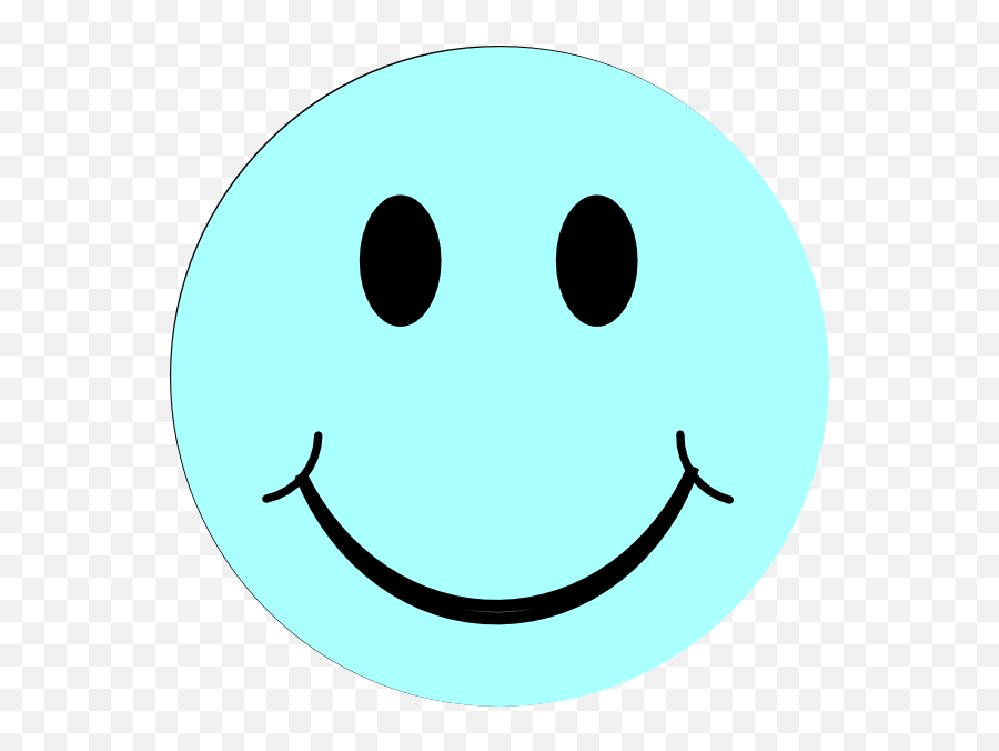 Happy Smiley Face Smiley Face - Light Blue Smiley Face Emoji,Flower Emoticon Face