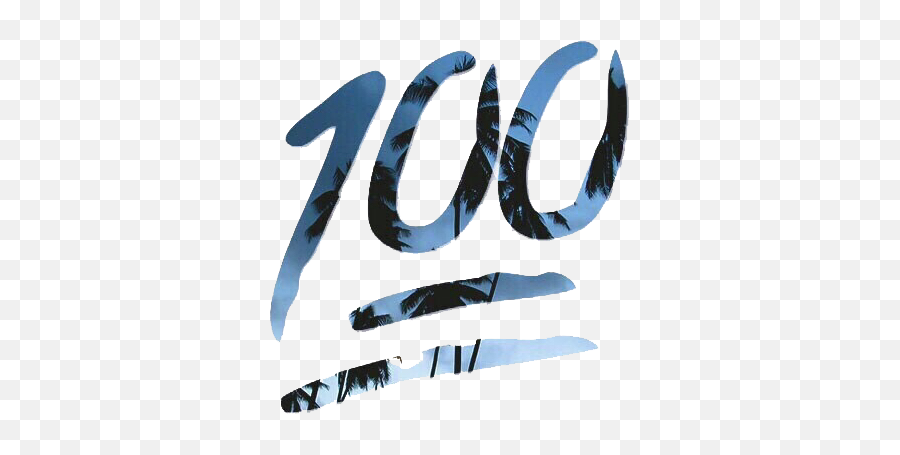 100 - Dot Emoji,100 Emoji Png