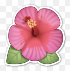 Festa Emoji - Emojis De Flores Do Whatsapp,Hibiscus Emoji