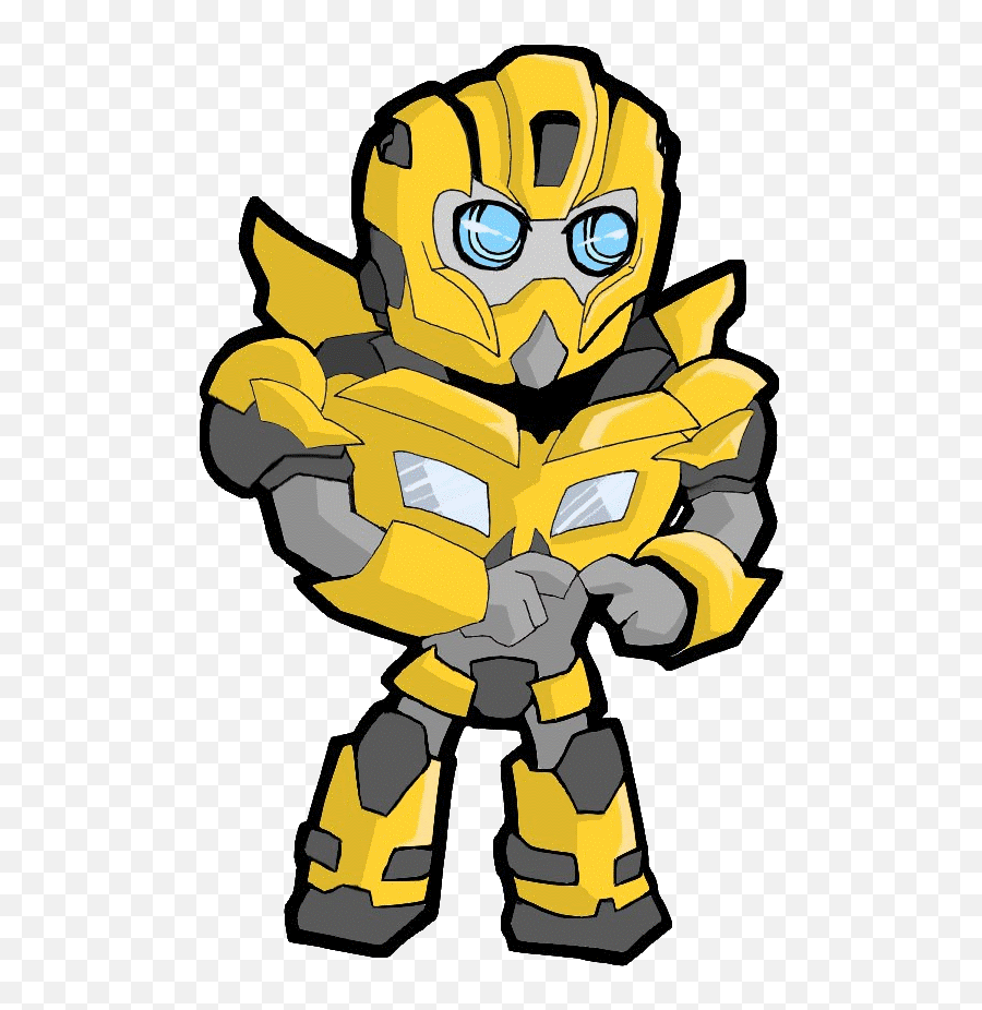 Bumblebee Cartoons - Bumblebee Transformer Chibi Clipart Bumblebee Transformer Cartoon Clipart Emoji,Hurr Emoticon Transformers