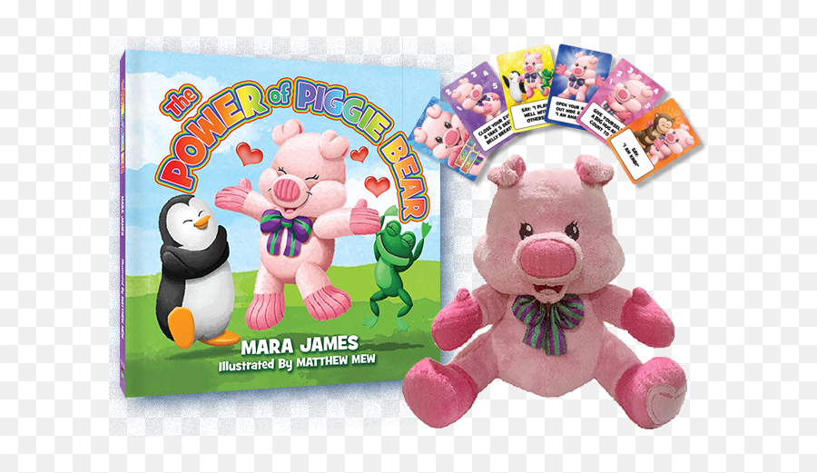 Piggie Bearu0027s Power Of Happiness Indiegogo - The Power Of Piggie Bear Emoji,Emotions Plush