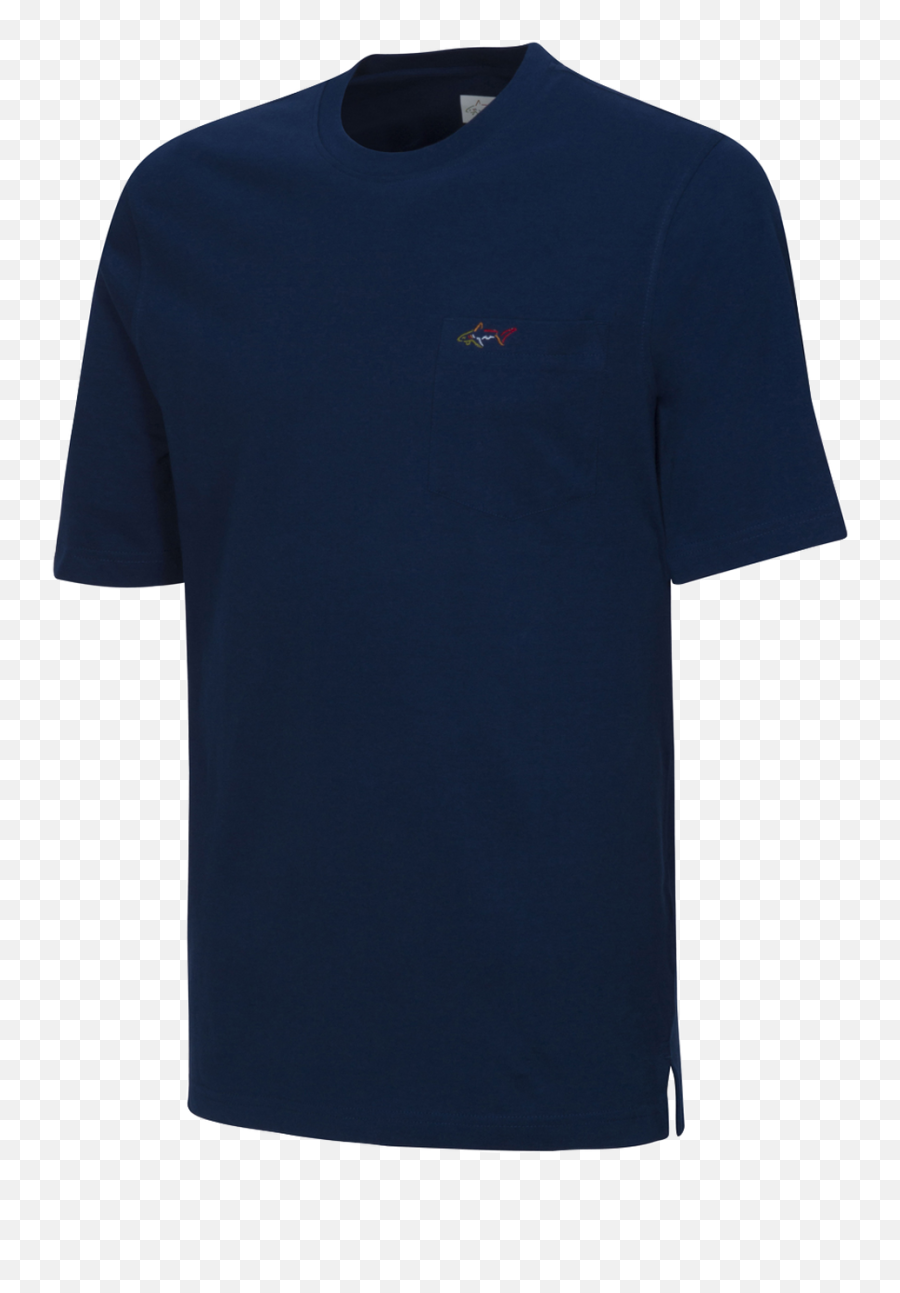 Chest Pocket Cotton Shark T - Short Sleeve Emoji,Hands Up Emoji Tshirt
