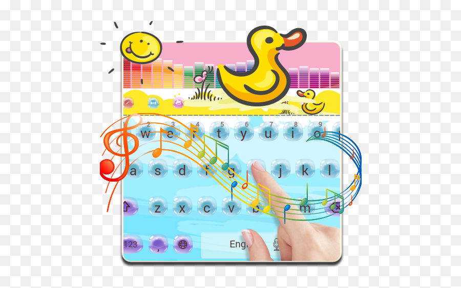 Drops Music Duck Keyboard For Android - Download Cafe Bazaar Dot Emoji,Go Sms Emojis