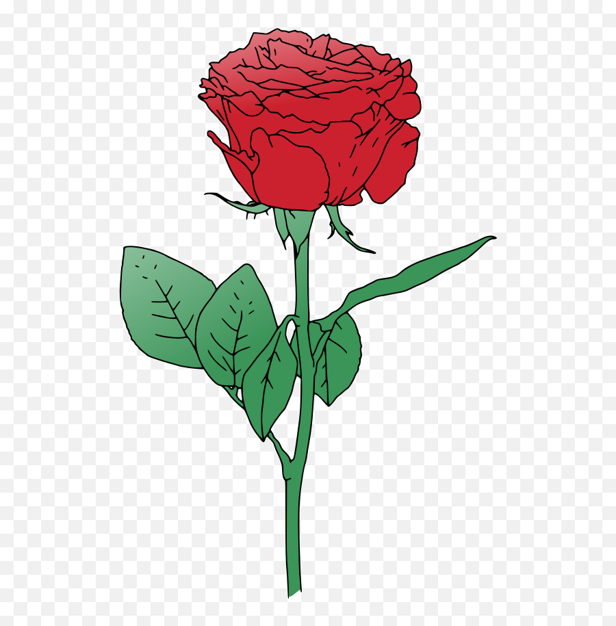 Rose Vector Png Clipart - Full Size Clipart 325564 Vector Images Of Rose Emoji,Yellow Rose Emoji