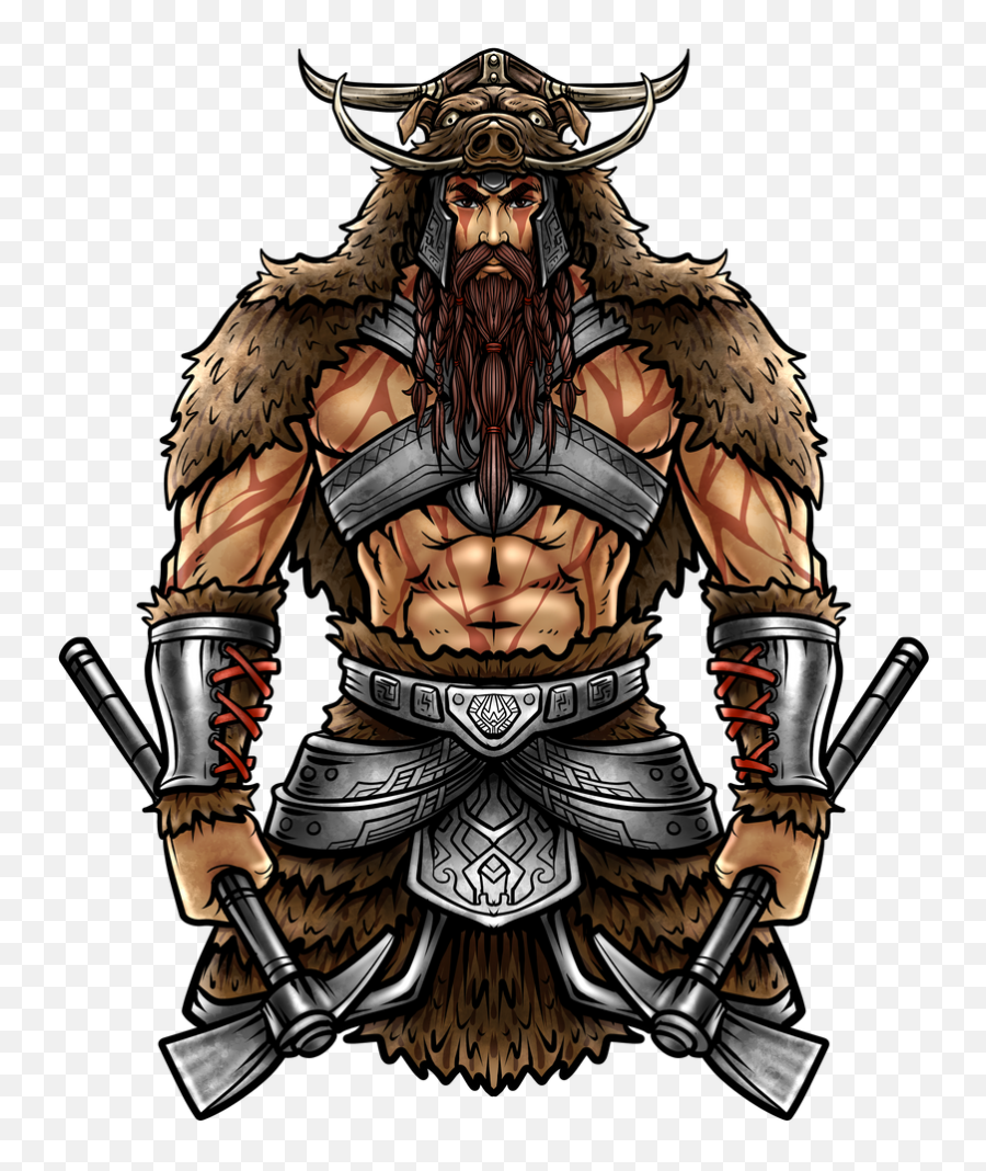 Norseman Berserker Viking Warrior Valhalla Odin T - Shirt By Emoji,How Do I Add Emoticons In Vikings War Of Clans