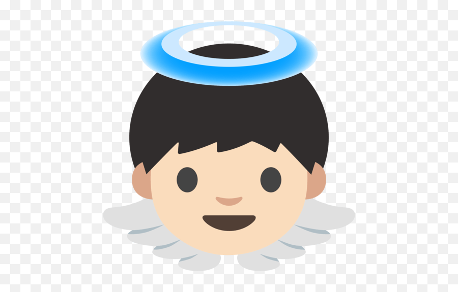 Baby Angel With Light Skin Tone Emoji,01f3fb Emoticon