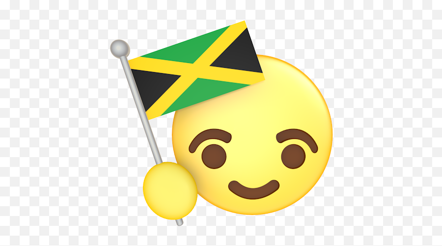 Download National Flag - Jamaica Flag Emoji Full Size Png Emoji South African Flag,White Flag Emoji