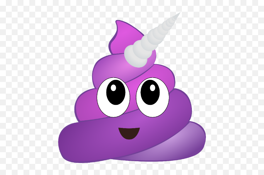 Cute Funny Unicorn Shit Emoji,Cute Full Unicorn Emoji