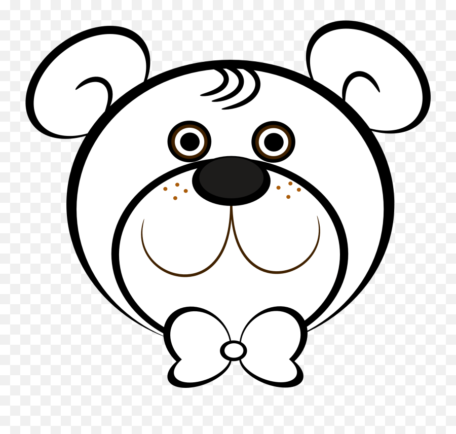 Teddy Bear Face Coloring Pages - Teddy Bear Face Clipart Black And White Emoji,Bear Black And White Emoji