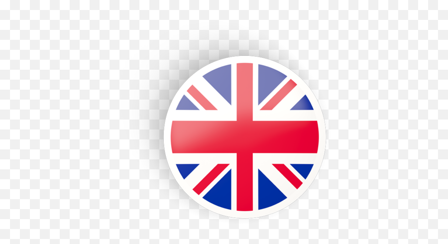 Round Concave Icon Illustration Of Flag Of United Kingdom Emoji,English Flag Emoji