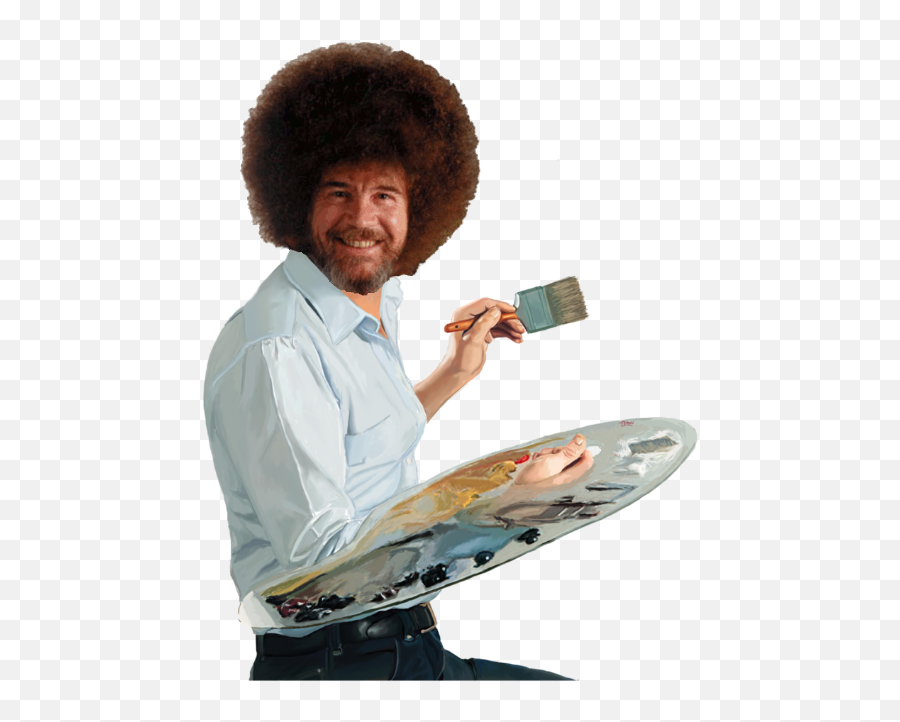 Bob Ross Transparent - 1080p Bob Ross Png Emoji,Bob Ross Emoji