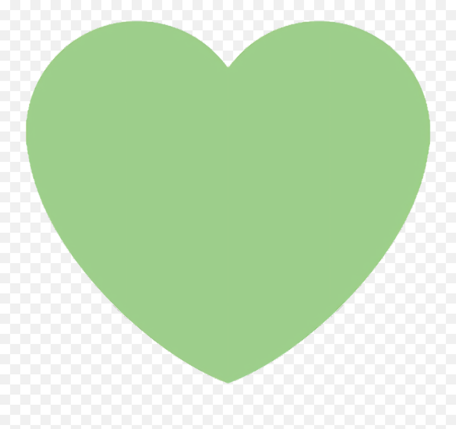 Green Heart Clipart Emoji,Pastel Emoji