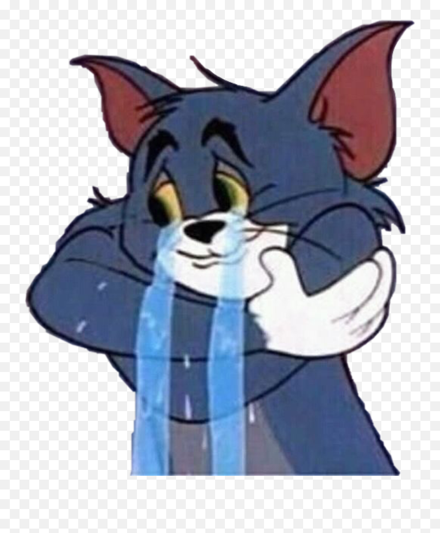 Download Sad Sticker - Sad Mood Tom And Jerry Sad Png Image Tom Y Jerry Sad Emoji,Blue Sad Emoji