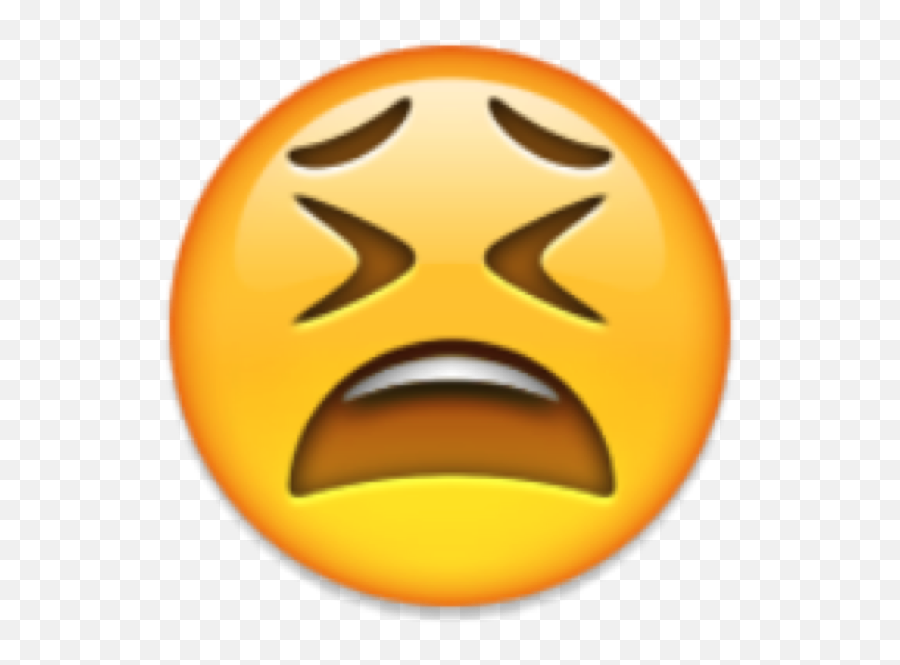Download Free Png Ios Emoji Weary Face - Weary Face Emoji Transparent,Emoji Face Png