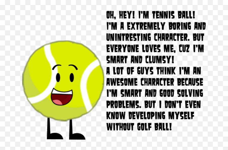 Bfb Characters - Bfb Fat Golf Ball Emoji,Golf Ball Emoticon