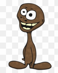 Brown Alien Cartoon Character Alien Vector Royalty - Brown Brown Characters Emoji,Green Alien Emoji Android