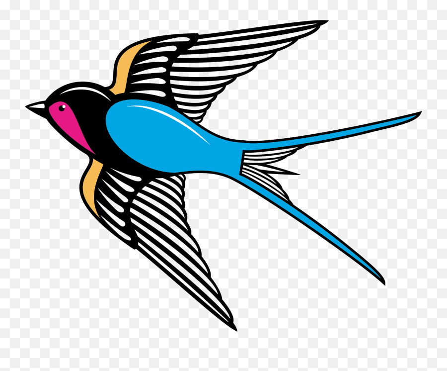 Swallow Clipart - Swallow Bird Clipart Png Emoji,Swallow Emoji