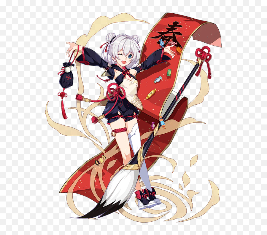 Arknights Operator Honkai Impact Happy New Year - Stigmata Theresa Honkai Impact Emoji,Happy New Year Emoji 2020