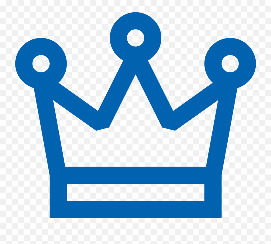 Crown Icon Clipart - Full Size Clipart 2571589 Pinclipart Blue Crown Icon Png Emoji,Crown And Peach Emoji