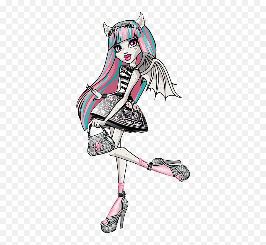 Zoou0027d Animal Friends 2018 - Monster High Rochelle Goyle Emoji,Kawai Emotions Lineart