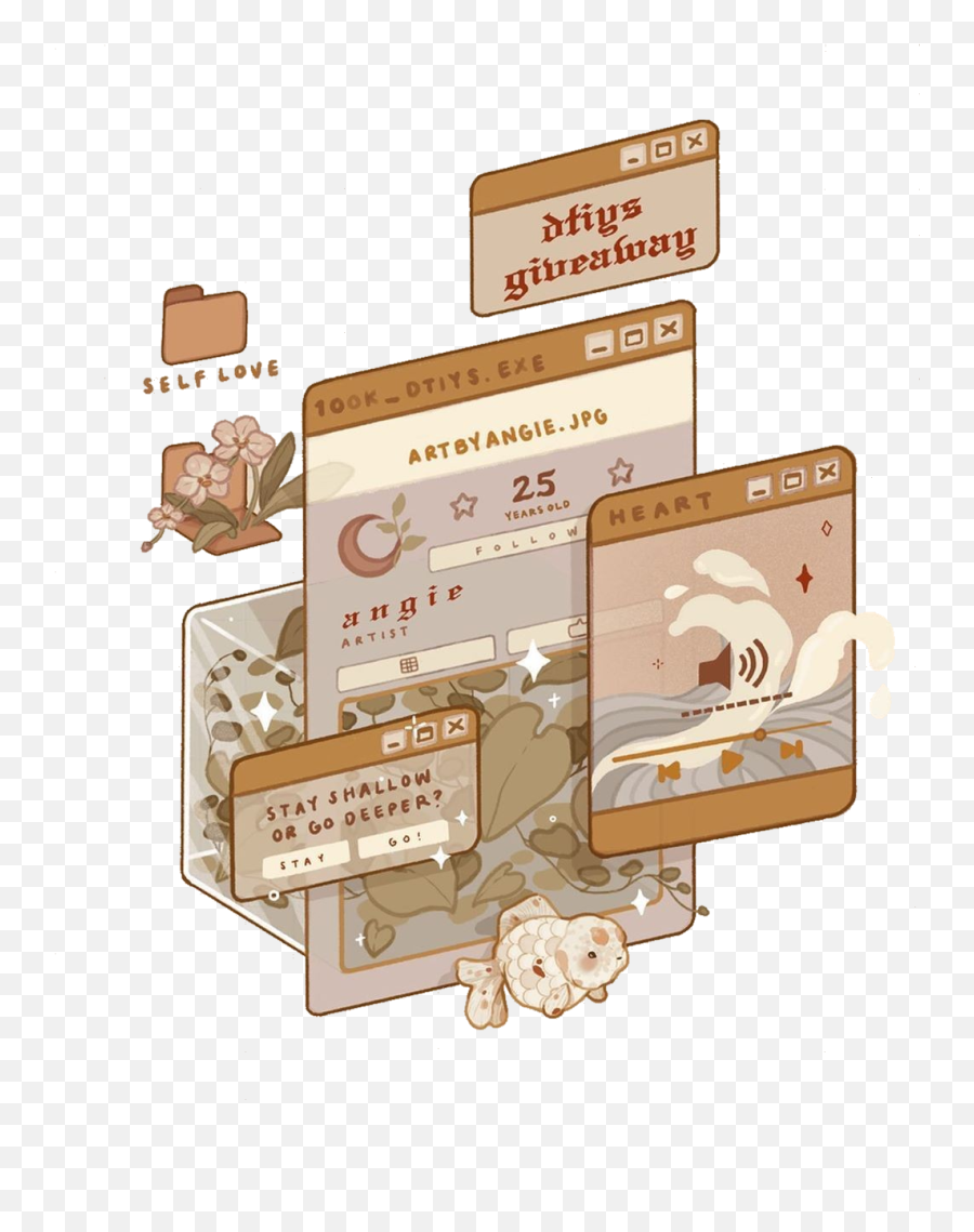 The Most Edited - Aesthetic Beige Stickers Png Emoji,Emojis Makeing A Sentence