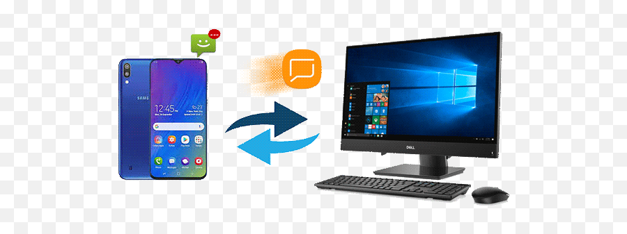 6 Ways To Transfer Text Messages From Samsung Phone To Computer - Dell Inspiron 24 3477 Emoji,Emojis Samsung Galaxy S4